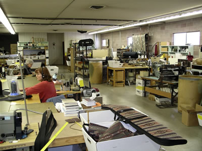 Quiver and bow case production area